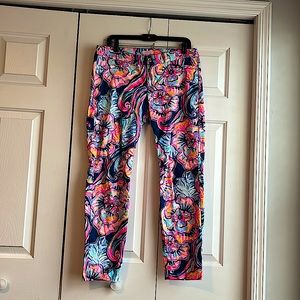 LILLY PULITZER Kelly Skinny Ankle Stretch Pant Size 8    "BOHO BATEAU"